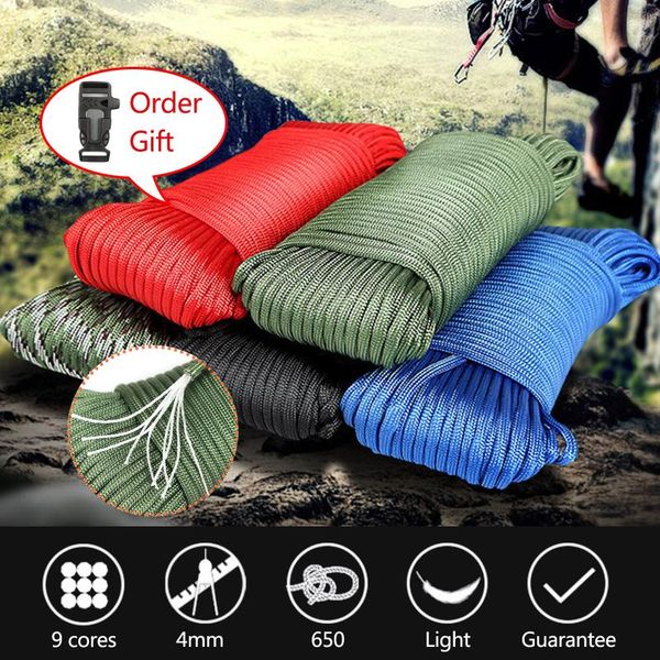 outdoor gadgets paracord/parachute cord 102 feet mil-spec paracord 9-strand core 650lb polyester parachute rope wear-resistant umbrella
outdoor gadgets paracord/parachute cord 102 feet mil-spec paracord 9-strand core 650lb polyester parachute rope wear-resistant umbrella