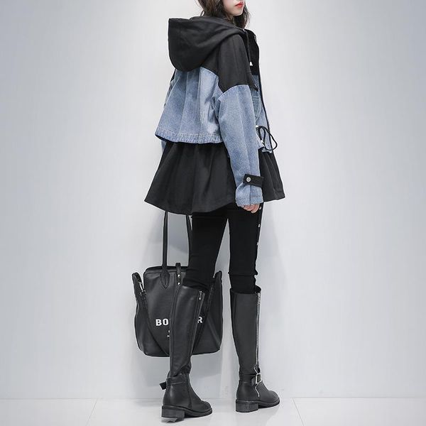 women's hoodies & sweatshirts large size dress fat mm windbreaker 2021 autumn slim cover meat 200 jin girl's age-reducing jeans co, Black
women's hoodies & sweatshirts large size dress fat mm windbreaker 2021 autumn slim cover meat 200 jin girl's age-reducing jeans co, Black