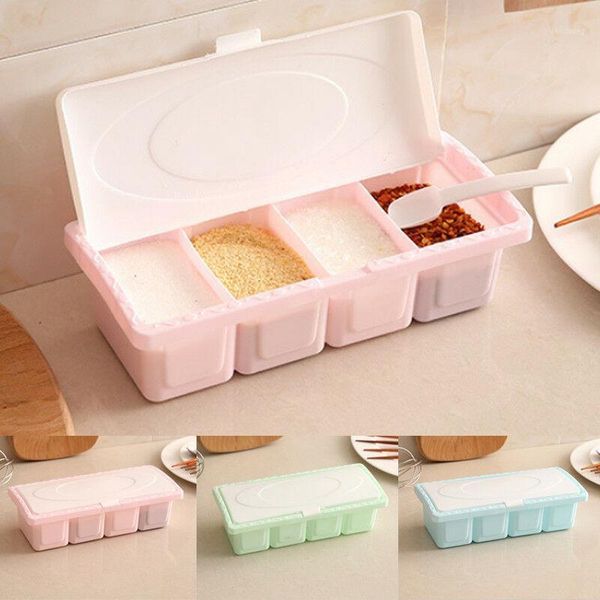 storage bottles & jars brand eco-friendly 4 spice bottle cruet salt pepper seasoning condiment kitchen box
storage bottles & jars brand eco-friendly 4 spice bottle cruet salt pepper seasoning condiment kitchen box