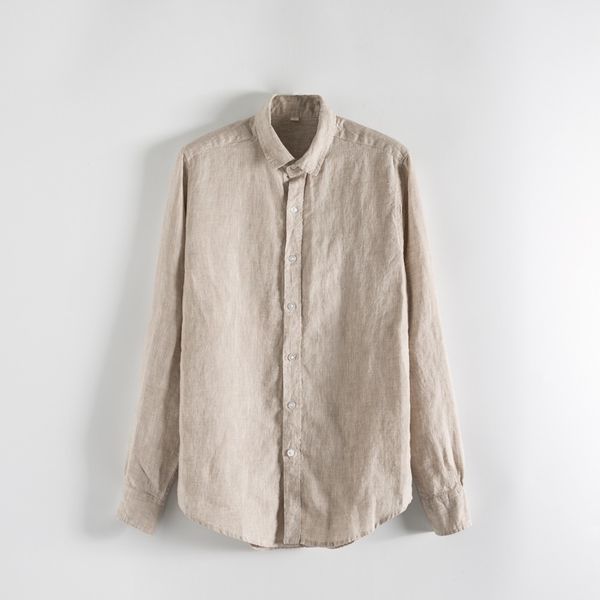 2021 new 100% linen long-sleeved brand casual shirt solid fashion spring summer flax shirts men 7 colors camisa masculina lbpd, White
2021 new 100% linen long-sleeved brand casual shirt solid fashion spring summer flax shirts men 7 colors camisa masculina lbpd, White