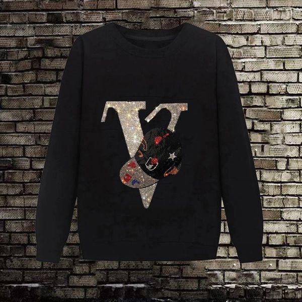 men's hoodies & sweatshirts winter fashion brand hoodie warm casual rhinestone thickening wild cotton design, Black
men's hoodies & sweatshirts winter fashion brand hoodie warm casual rhinestone thickening wild cotton design, Black