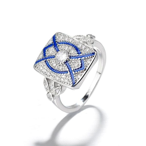 wedding rings everoyal trendy zircon blue geometric accessories women finger shining lady silver 925 for girls jewelry, Slivery;golden
wedding rings everoyal trendy zircon blue geometric accessories women finger shining lady silver 925 for girls jewelry, Slivery;golden