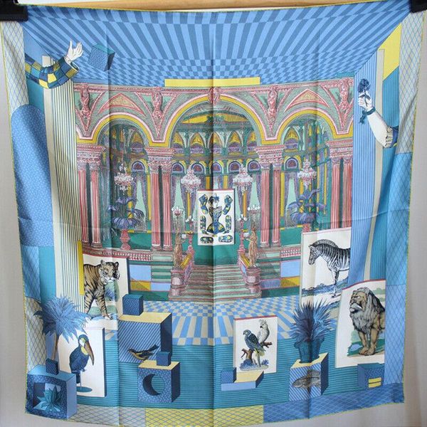 scarves 100 twill silk scarf women fashion theater animal shawl stole hijab head neck kerchief bandana 9090cm8353347, Blue;gray
scarves 100 twill silk scarf women fashion theater animal shawl stole hijab head neck kerchief bandana 9090cm8353347, Blue;gray