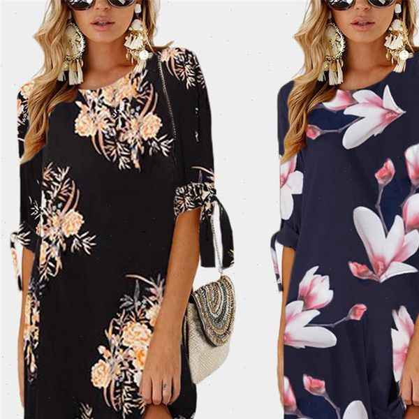 summer women chiffon dress 2021 casual bow tie sleeve floral print mini tunic 5xl beach dress mini vestidos plus size, Black;gray
summer women chiffon dress 2021 casual bow tie sleeve floral print mini tunic 5xl beach dress mini vestidos plus size, Black;gray