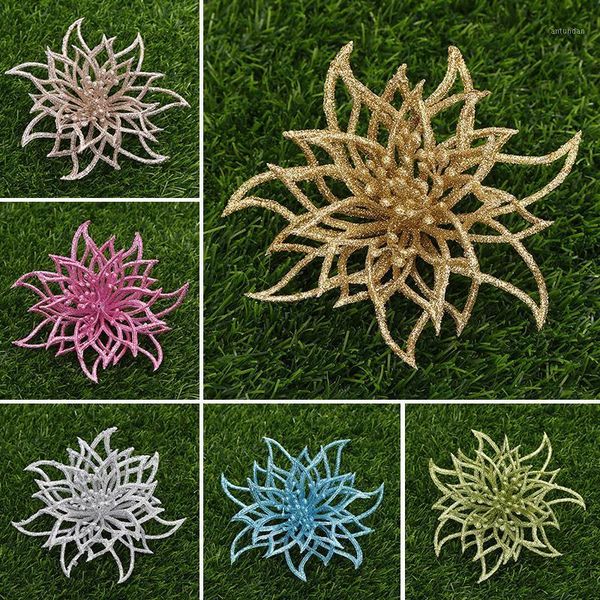 christmas decorations 15cm colorful glitter artificial flowers diy tree ornaments handmade fake flower for home wedding xmas decoration
christmas decorations 15cm colorful glitter artificial flowers diy tree ornaments handmade fake flower for home wedding xmas decoration