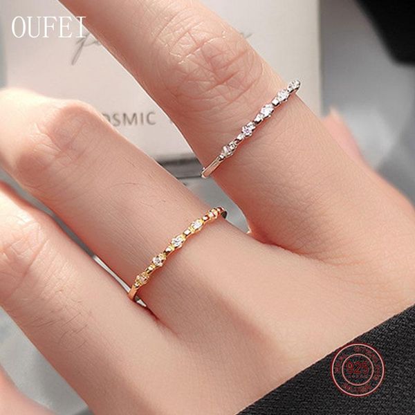 cluster rings open ring for women fashion zircon simple 925 sterling silver eternity wedding jewelry gift accessories, Golden;silver
cluster rings open ring for women fashion zircon simple 925 sterling silver eternity wedding jewelry gift accessories, Golden;silver
