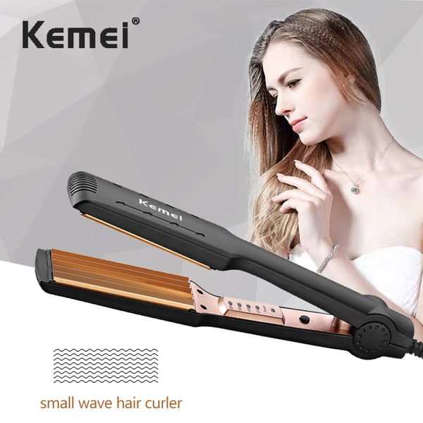 kemei curling iron tourmaline ceramic corn professional hair curler irons crimpers wave perm splint small styling tools 40d
kemei curling iron tourmaline ceramic corn professional hair curler irons crimpers wave perm splint small styling tools 40d