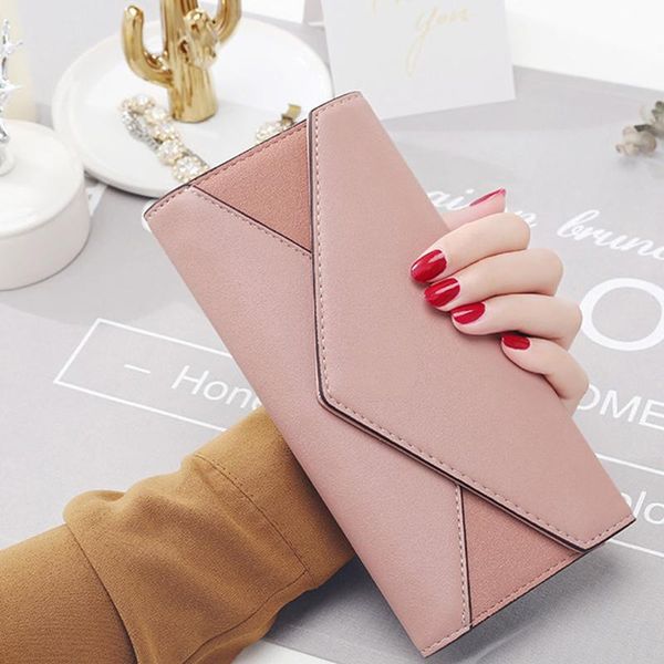 wallets women long envelope wallet hasp pocket coin card holder purse pu leather handbag -opk, Red;black
wallets women long envelope wallet hasp pocket coin card holder purse pu leather handbag -opk, Red;black