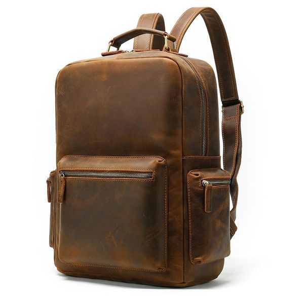 backpack luufan crazyhorse leather lapmale for men travel daypack vintage schoolbag portable designer rucksack
backpack luufan crazyhorse leather lapmale for men travel daypack vintage schoolbag portable designer rucksack