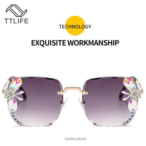 sunglasses tlife oversized women 2021 vintage square glasses rimless rhinestone shades for summer oculos, White;black
sunglasses tlife oversized women 2021 vintage square glasses rimless rhinestone shades for summer oculos, White;black