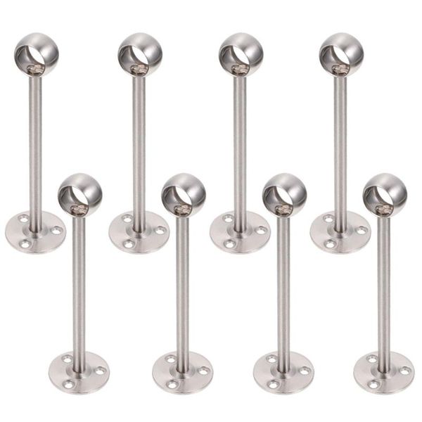 handles & pulls 8pcs ceiling mount brackets stainless steel curtain rod support racks 
handles & pulls 8pcs ceiling mount brackets stainless steel curtain rod support racks