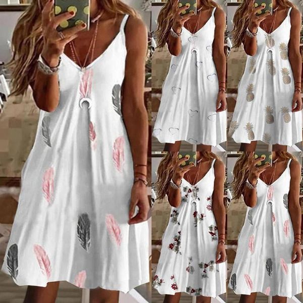 casual dresses 2021 summer trend plus size women's v-neck loose print suspender dress, Black;gray
casual dresses 2021 summer trend plus size women's v-neck loose print suspender dress, Black;gray