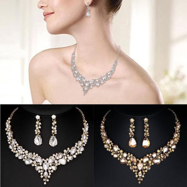 earrings & necklace vintage gifts for her party jewelry wedding statement set necklaces women, Silver
earrings & necklace vintage gifts for her party jewelry wedding statement set necklaces women, Silver