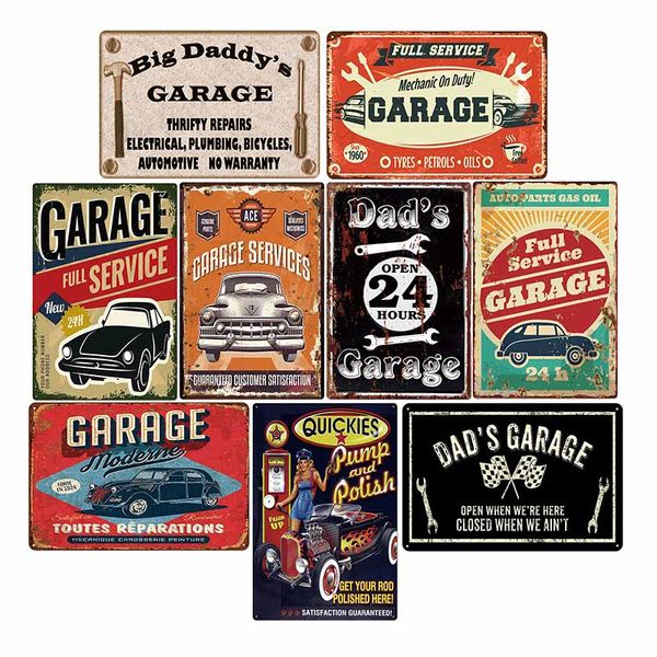 dads garage retro metal tin sign man cave bar pub wall decorative plates retro plaque home decor 20x30cm
dads garage retro metal tin sign man cave bar pub wall decorative plates retro plaque home decor 20x30cm