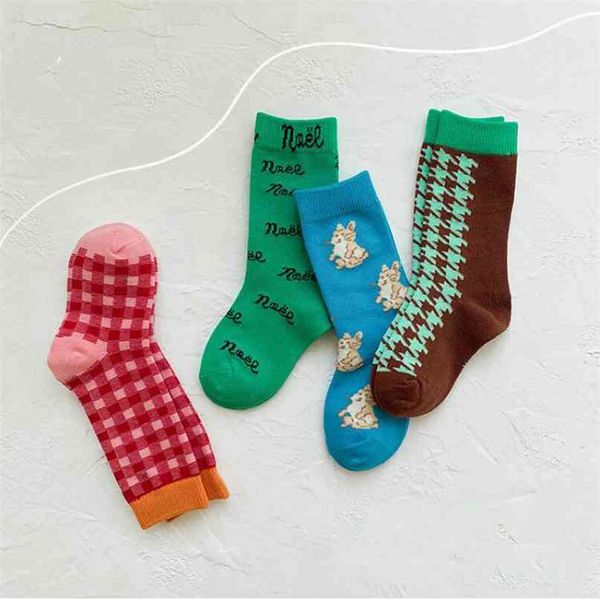 4 pairs/lot spring autumn baby socks fashion cartoon plaid cotton kids boys girls for 1-8y children 210911, Pink;yellow
4 pairs/lot spring autumn baby socks fashion cartoon plaid cotton kids boys girls for 1-8y children 210911, Pink;yellow