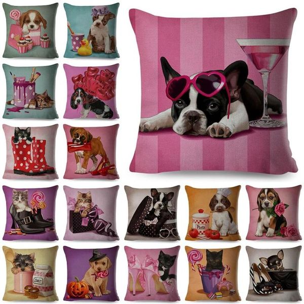 cushion/decorative pillow lovely little cat dog cotton linen square couple home decorative hug case cushion cover 45x45 cm elegant stylish d
cushion/decorative pillow lovely little cat dog cotton linen square couple home decorative hug case cushion cover 45x45 cm elegant stylish d