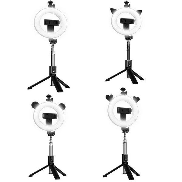 selfie monopods dimmable ring light clip with mobile phone holder tripod for pography led live video
selfie monopods dimmable ring light clip with mobile phone holder tripod for pography led live video