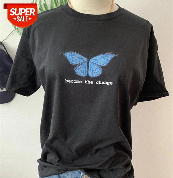 sunfiz HJN Become The Change Women's Butterfly Print T-Shirt Summer Cute Aesthetic Inspirational Quotes T-Shirt #qJ10, White
sunfiz HJN Become The Change Women's Butterfly Print T-Shirt Summer Cute Aesthetic Inspirational Quotes T-Shirt #qJ10, White