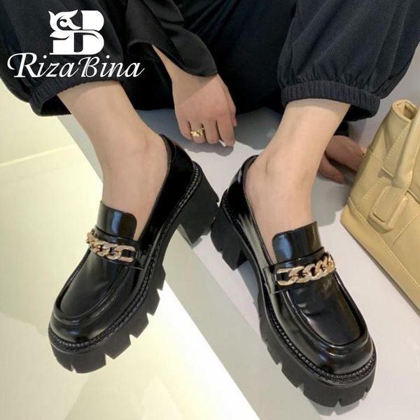 rizabina new pumps women genuine leather platform thick heel shoes women fashion cool party shoes footwear size 34-39, Black
rizabina new pumps women genuine leather platform thick heel shoes women fashion cool party shoes footwear size 34-39, Black