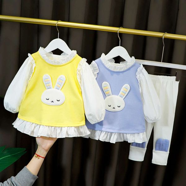 autumn girls' and 2 3 baby children's spring cloth 1-year-old girl's sweater set, White
autumn girls' and 2 3 baby children's spring cloth 1-year-old girl's sweater set, White