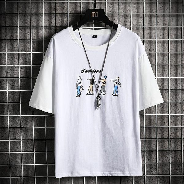 men's t-shirts t-shirt breathable 2021 fashion casual sleeve short brand hip hop summer cotton, White;black
men's t-shirts t-shirt breathable 2021 fashion casual sleeve short brand hip hop summer cotton, White;black
