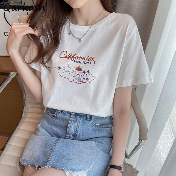 women's t-shirt t-shirts women korean style sketch print female loose all-match short sleeve summer white simple casual preppy girls d
women's t-shirt t-shirts women korean style sketch print female loose all-match short sleeve summer white simple casual preppy girls d