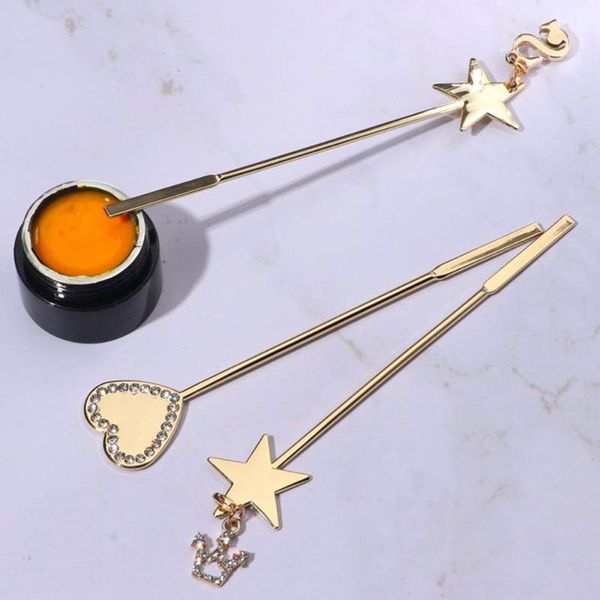 nail brushes art stirring rod tools stainless steel acrylic powder liquid uv gel spoon spatula pin star dotting embossed pen manicure, Yellow
nail brushes art stirring rod tools stainless steel acrylic powder liquid uv gel spoon spatula pin star dotting embossed pen manicure, Yellow