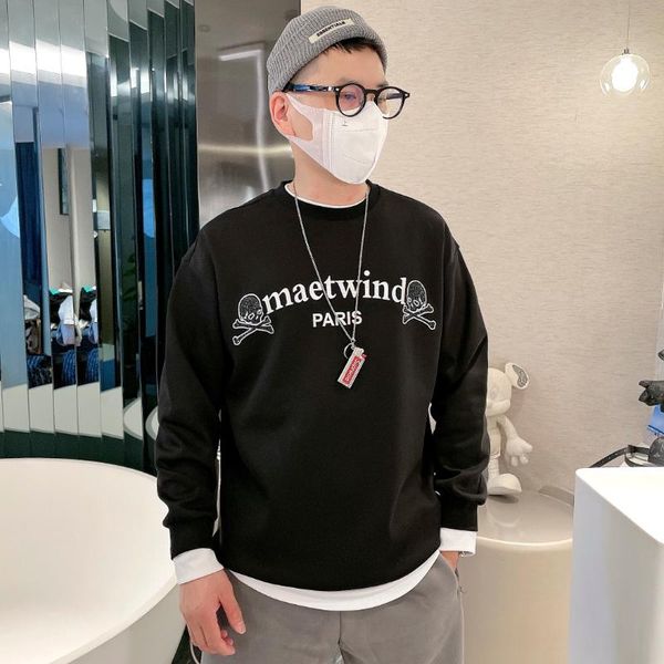 men's hoodies & sweatshirts street heavy industry letters studded colorful skull hoodie round neck exclusive bodybuilding autumn and wi, Black
men's hoodies & sweatshirts street heavy industry letters studded colorful skull hoodie round neck exclusive bodybuilding autumn and wi, Black