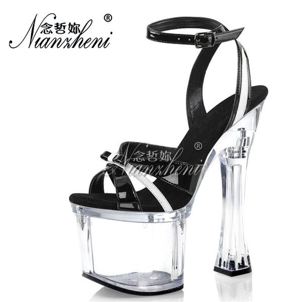 18cm super high heeled shoes models party dress 7 inches novelty cross dressing women's sandals mixed colors spool heels fashion, Black
18cm super high heeled shoes models party dress 7 inches novelty cross dressing women's sandals mixed colors spool heels fashion, Black