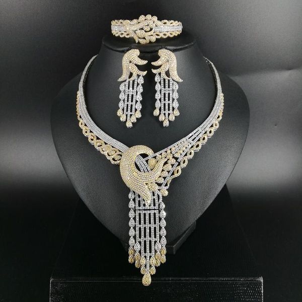 earrings & necklace 2021 fashion vintage crystal tassels cz zircon earring bracelet ring wedding bridal banquet dressing jewelry set, Silver
earrings & necklace 2021 fashion vintage crystal tassels cz zircon earring bracelet ring wedding bridal banquet dressing jewelry set, Silver