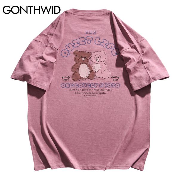 gonthwid tees shirts harajuku cartoon bears tshirts streetwear hip hop fashion casual cotton t-shirts summer short sleeve c0315, White;black
gonthwid tees shirts harajuku cartoon bears tshirts streetwear hip hop fashion casual cotton t-shirts summer short sleeve c0315, White;black
