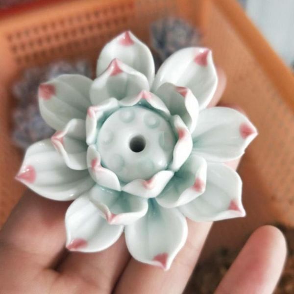 candle holders incense burner flower shape decorative ceramics nasturtium lotus censer stick holder for gifts
candle holders incense burner flower shape decorative ceramics nasturtium lotus censer stick holder for gifts