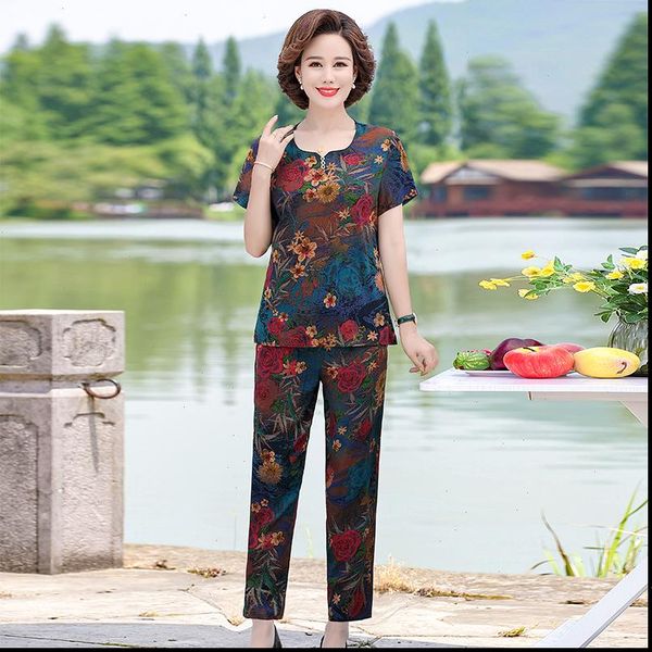 2 piece sets women summer t shirt and pants 2021 summer two set and pants women plus size print casual women, Gray
2 piece sets women summer t shirt and pants 2021 summer two set and pants women plus size print casual women, Gray