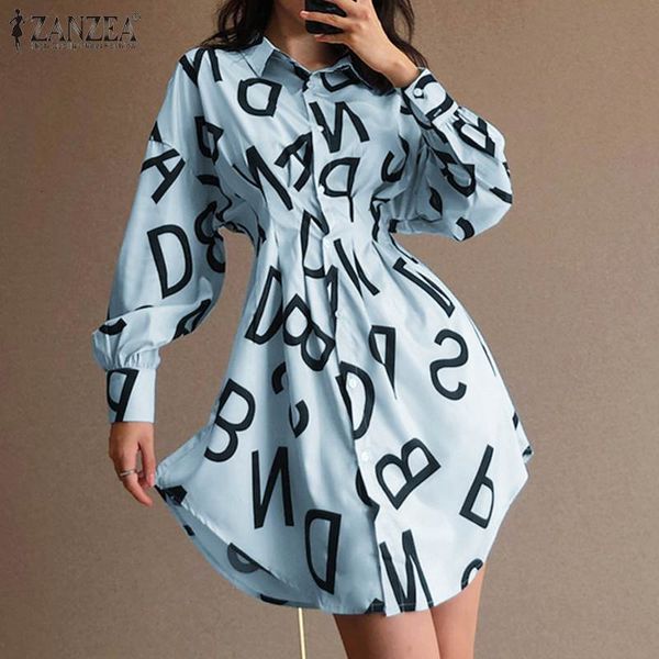 2021 new zanzea fashion print robe female lapel shirt vestido casual korean streetwear sleeve es women spring autumn mini lexg, Black;gray
2021 new zanzea fashion print robe female lapel shirt vestido casual korean streetwear sleeve es women spring autumn mini lexg, Black;gray