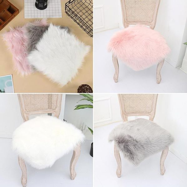 carpets 30*30cm/40*40cm chair cover warm hairy wool carpet seat pad fur plain fluffy area rugs washable
carpets 30*30cm/40*40cm chair cover warm hairy wool carpet seat pad fur plain fluffy area rugs washable