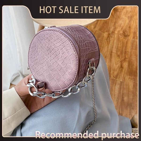 fashion circular crocodile bag shoulder mini lady casual cute messenger leather shopping women purple handbag female bag bags oamnj
fashion circular crocodile bag shoulder mini lady casual cute messenger leather shopping women purple handbag female bag bags oamnj