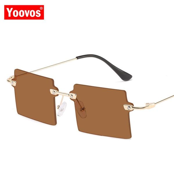 sunglasses yoovos square women ocean lens glasses 2021 design for frameless gafas de mujer, White;black
sunglasses yoovos square women ocean lens glasses 2021 design for frameless gafas de mujer, White;black