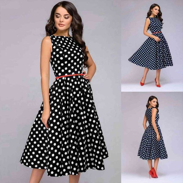 elegant summer dot print womens dress sleeveless vintage zip flare retro knee length fashion polka, Black;gray
elegant summer dot print womens dress sleeveless vintage zip flare retro knee length fashion polka, Black;gray