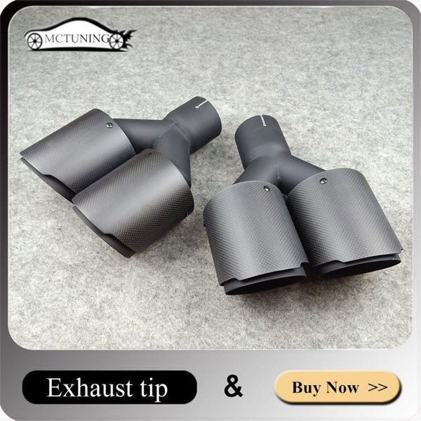 motorcycle exhaust system 1 pair car coated black carbon exhausts dual tips for akrapovic universal end muffler pipes
motorcycle exhaust system 1 pair car coated black carbon exhausts dual tips for akrapovic universal end muffler pipes