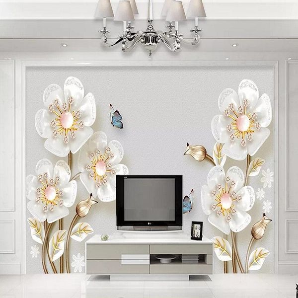 wallpapers custom large mural 3d wallpaper fashion modern luxury creative golden jewelry white flowers bedroom tv wall decor 5d embossed
wallpapers custom large mural 3d wallpaper fashion modern luxury creative golden jewelry white flowers bedroom tv wall decor 5d embossed