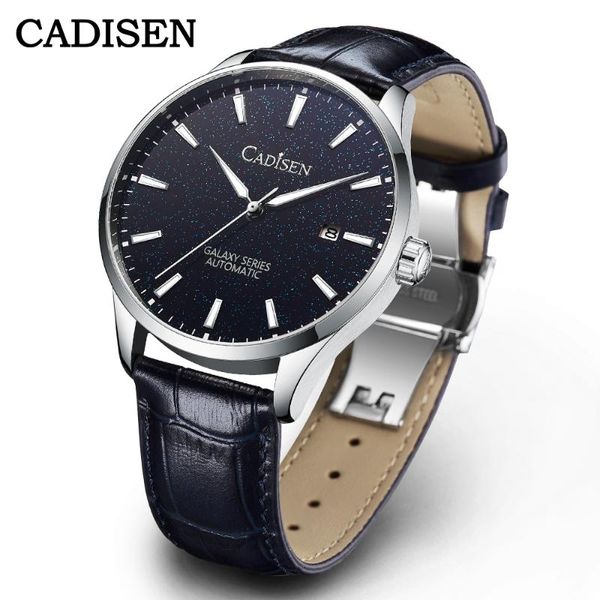 wristwatches 2021 cadisen brand automatic watch japan miyota 8215 movement watches men swimming luxury sapphire crystal mirror wristatch, Slivery;brown 
wristwatches 2021 cadisen brand automatic watch japan miyota 8215 movement watches men swimming luxury sapphire crystal mirror wristatch, Slivery;brown