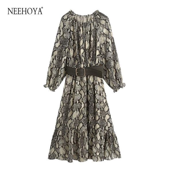 casual dresses women 2021 chic fashion with belt snake print ruffled midi dress vintage long sleeve elastic waist female mujer, Black;gray
casual dresses women 2021 chic fashion with belt snake print ruffled midi dress vintage long sleeve elastic waist female mujer, Black;gray