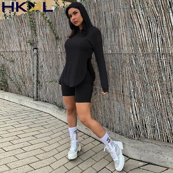 women's tracksuits spring autumn two piece set hooded long sleeve side split loose pullover + skinny biker short tracksuit, Gray
women's tracksuits spring autumn two piece set hooded long sleeve side split loose pullover + skinny biker short tracksuit, Gray