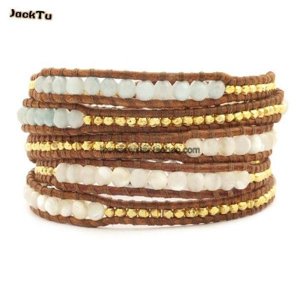 tennis mother of pearl mix amazonite gold nuggets wrap leather bracelet for woman, Golden;silver
tennis mother of pearl mix amazonite gold nuggets wrap leather bracelet for woman, Golden;silver