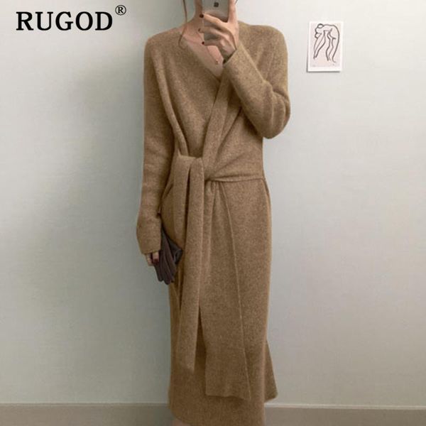 casual dresses rugod 2021 korean belted long sweater dress women elegant soft warm knitted female fashion winter oversized thick, Black;gray
casual dresses rugod 2021 korean belted long sweater dress women elegant soft warm knitted female fashion winter oversized thick, Black;gray