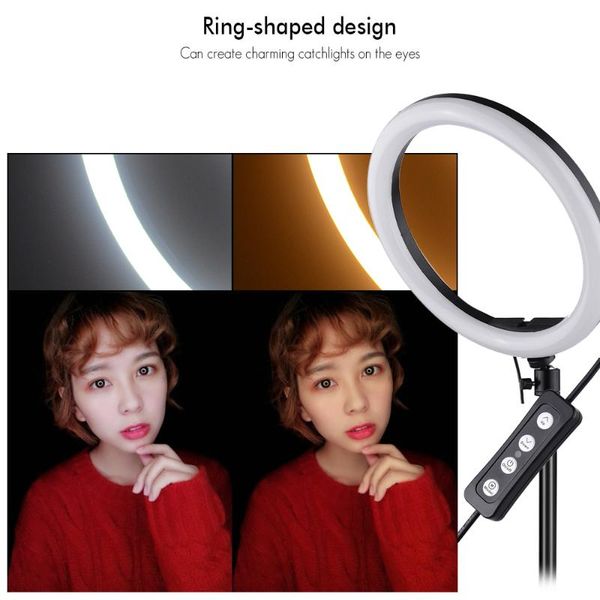 dimmable led ring light 2700-5500k camera ringlight tripod stand cell phone holder for youtube pgraphy video studio kit
dimmable led ring light 2700-5500k camera ringlight tripod stand cell phone holder for youtube pgraphy video studio kit