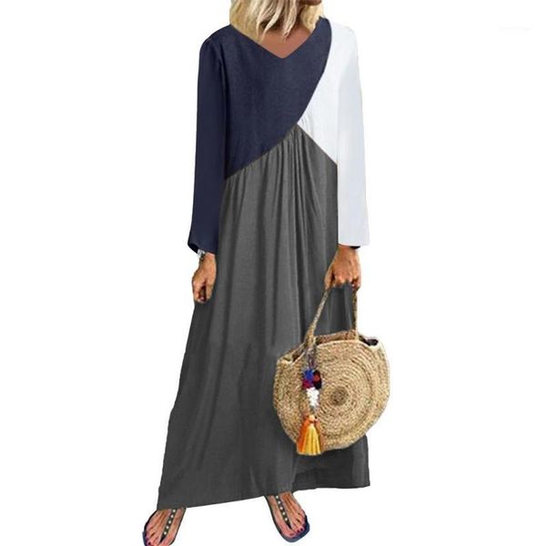 casual dresses fashion women dress long sleeve geometric patchwork color block women's clothing vestido de mujer 2021, Black;gray
casual dresses fashion women dress long sleeve geometric patchwork color block women's clothing vestido de mujer 2021, Black;gray