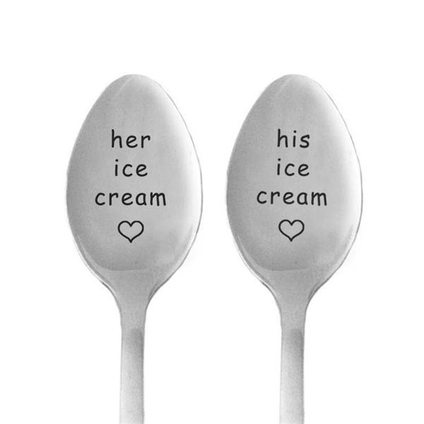 spoons stainless steel coffee spoon cute dessert ice cream personalized lettering couple gift tableware drinking accessory
spoons stainless steel coffee spoon cute dessert ice cream personalized lettering couple gift tableware drinking accessory