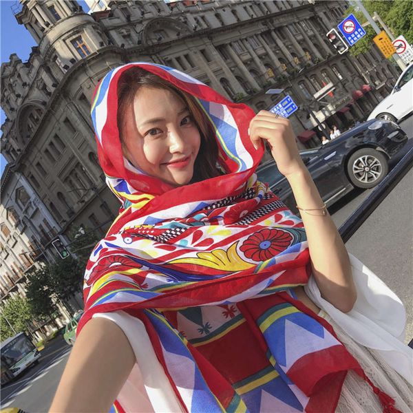 summer driving air conditioning shawl korean ethnic tourism silk beach towel women's sun screen scarf, Blue;gray
summer driving air conditioning shawl korean ethnic tourism silk beach towel women's sun screen scarf, Blue;gray