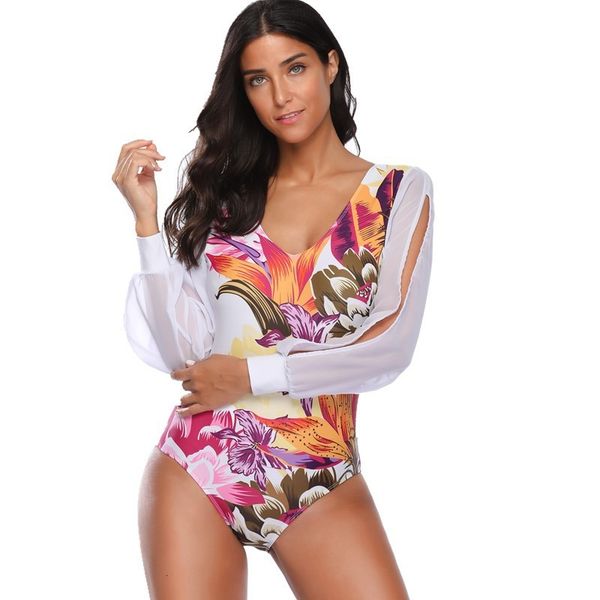 Bathing Suit 2021 Women One Piece Swinwear for Female Bodysuit Swimwear New Chiffon Long Sleeve Sexy Slim Swimsuit Solid Cotton, White;black
Bathing Suit 2021 Women One Piece Swinwear for Female Bodysuit Swimwear New Chiffon Long Sleeve Sexy Slim Swimsuit Solid Cotton, White;black